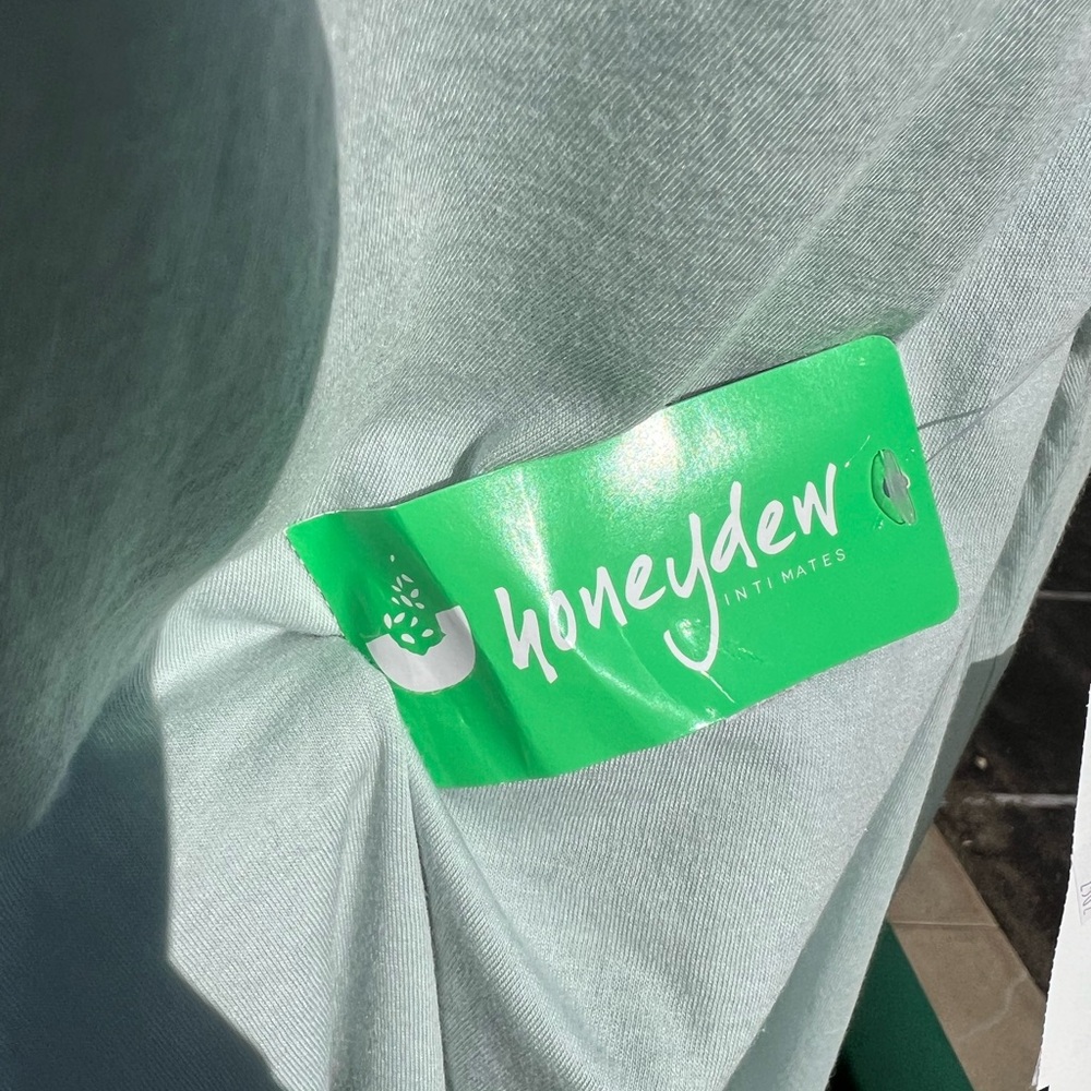 🆕 Honeydew Mint Oversized Thin Sleepshirt Homewear Loungewear - Picture 6 of 8